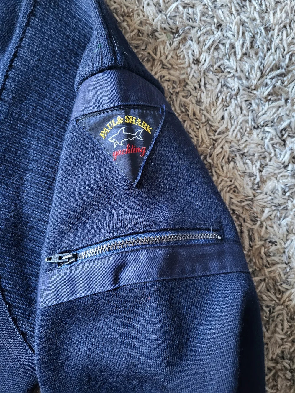 Paul & Shark Yachting Sportswear Navy Blue Made In Italy Sweater Size L